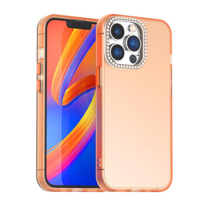 Candy Diamond Frosted PC Hybrid TPU Phone Case, For iPhone 13 Pro, For iPhone 12, For iPhone 12 Pro