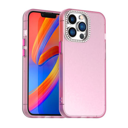 Candy Diamond Frosted PC Hybrid TPU Phone Case, For iPhone 13 Pro, For iPhone 12, For iPhone 12 Pro