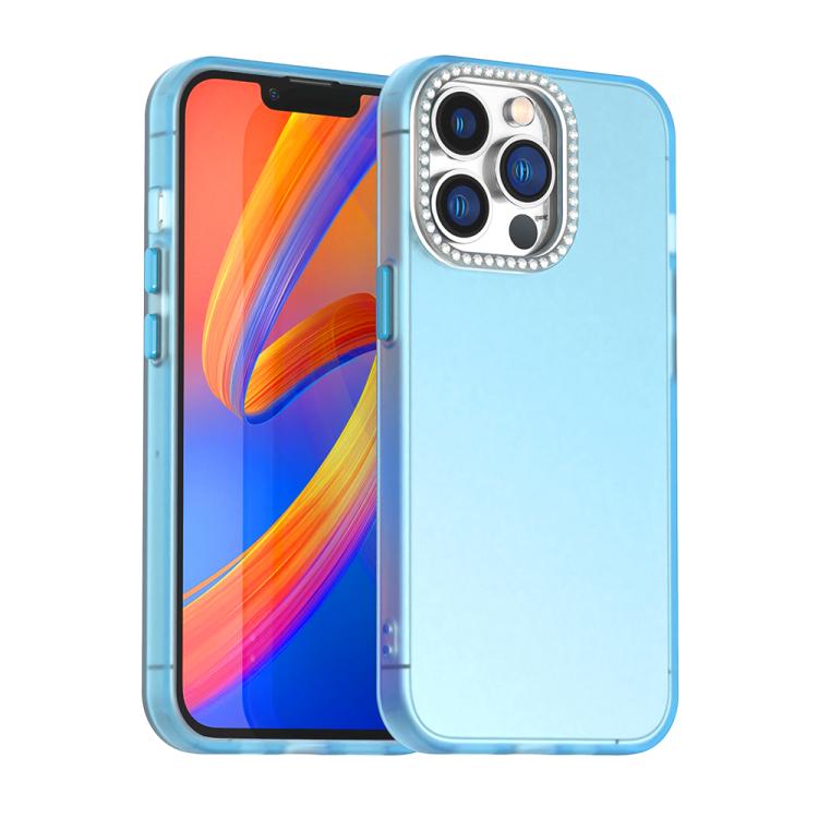 Candy Diamond Frosted PC Hybrid TPU Phone Case, For iPhone 13 Pro, For iPhone 12, For iPhone 12 Pro