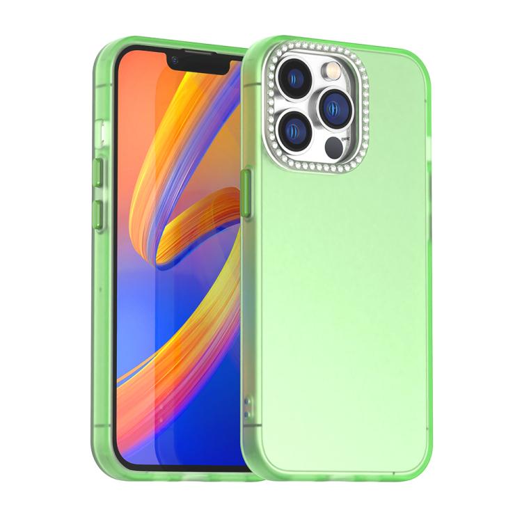 Candy Diamond Frosted PC Hybrid TPU Phone Case, For iPhone 13 Pro, For iPhone 12, For iPhone 12 Pro