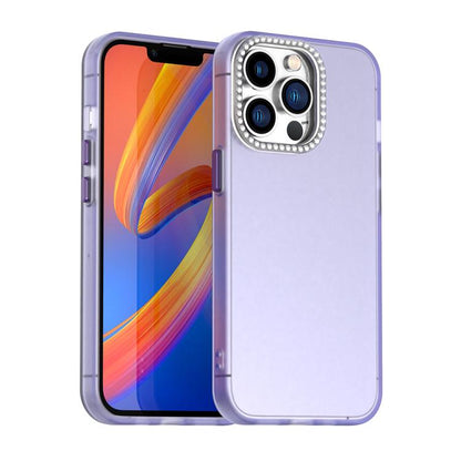 Candy Diamond Frosted PC Hybrid TPU Phone Case, For iPhone 13 Pro, For iPhone 12, For iPhone 12 Pro