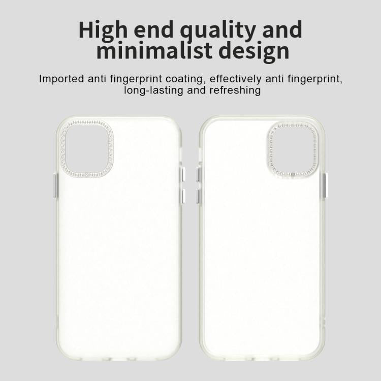 Candy Diamond Frosted PC Hybrid TPU Phone Case, For iPhone 11, For iPhone 11 Pro