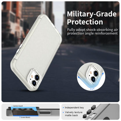 Candy Diamond Frosted PC Hybrid TPU Phone Case, For iPhone 11, For iPhone 11 Pro