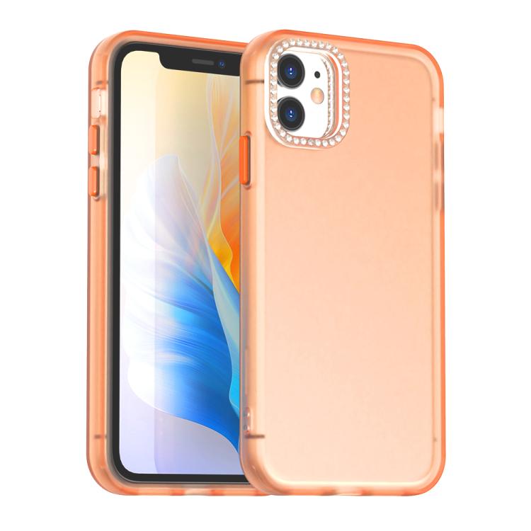 Candy Diamond Frosted PC Hybrid TPU Phone Case, For iPhone 11, For iPhone 11 Pro