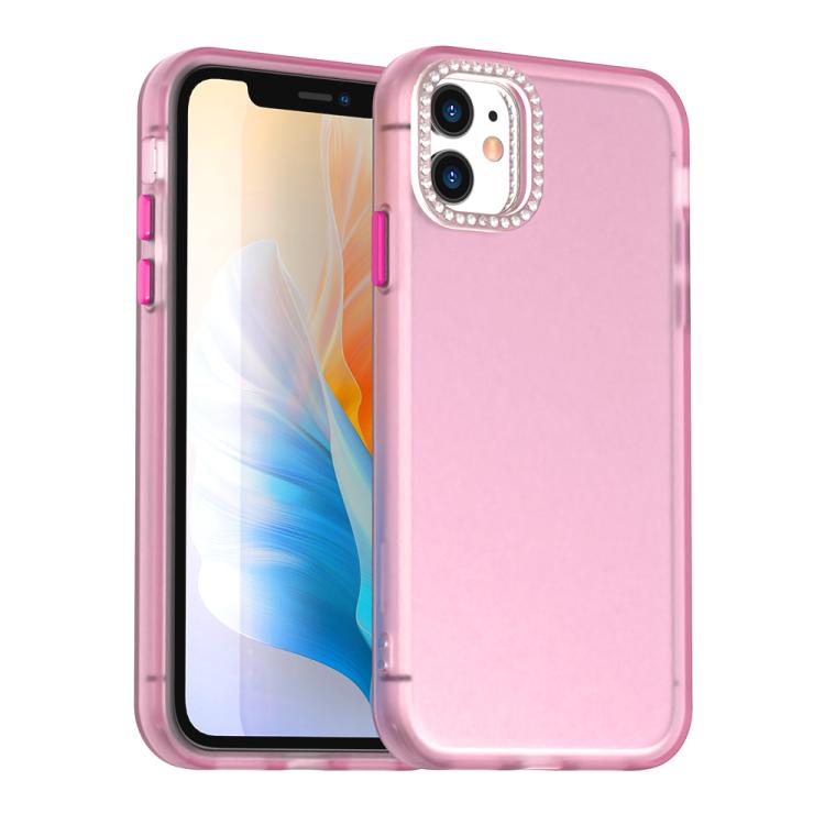 Candy Diamond Frosted PC Hybrid TPU Phone Case, For iPhone 11, For iPhone 11 Pro