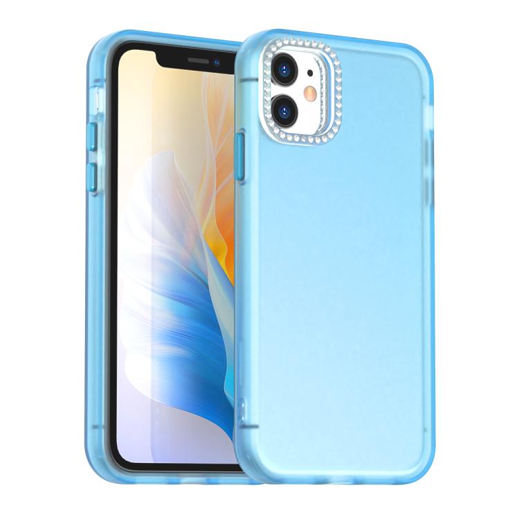 Candy Diamond Frosted PC Hybrid TPU Phone Case, For iPhone 11, For iPhone 11 Pro