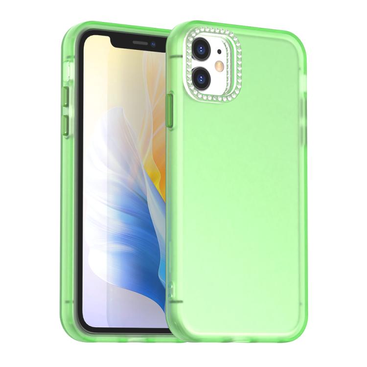 Candy Diamond Frosted PC Hybrid TPU Phone Case, For iPhone 11, For iPhone 11 Pro