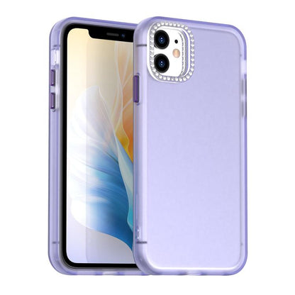 Candy Diamond Frosted PC Hybrid TPU Phone Case, For iPhone 11, For iPhone 11 Pro