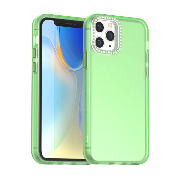 Candy Diamond Frosted PC Hybrid TPU Phone Case, For iPhone 11, For iPhone 11 Pro