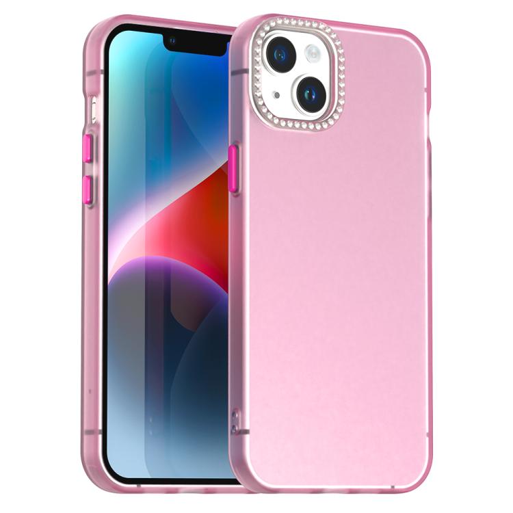 Candy Diamond Frosted PC Hybrid TPU Phone Case, For iPhone 15 Plus, For iPhone 14 Plus, For iPhone 14 Pro Max