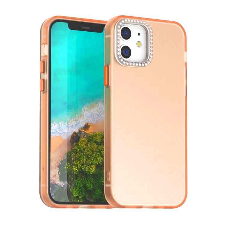 Candy Diamond Frosted PC Hybrid TPU Phone Case, For iPhone 13 Pro, For iPhone 12, For iPhone 12 Pro