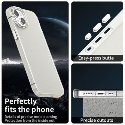 Candy Diamond Frosted PC Hybrid TPU Phone Case, For iPhone 15 Plus, For iPhone 14 Plus, For iPhone 14 Pro Max