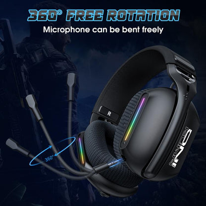 ONIKUMA GT808 Tri-mode Bluetooth 2.4G Wired E-sports Game Headset