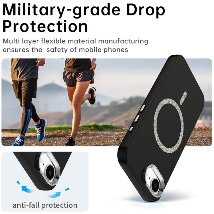 Glitter Series Magsafe PC Hybrid TPU Phone Case, For iPhone 16e, For iPhone 16 Pro Max, For iPhone 16 Pro, For iPhone 16 Plus, For iPhone 16, For iPhone 15 Pro Max