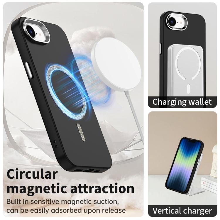 Glitter Series Magsafe PC Hybrid TPU Phone Case, For iPhone 16e, For iPhone 16 Pro Max, For iPhone 16 Pro, For iPhone 16 Plus, For iPhone 16, For iPhone 15 Pro Max