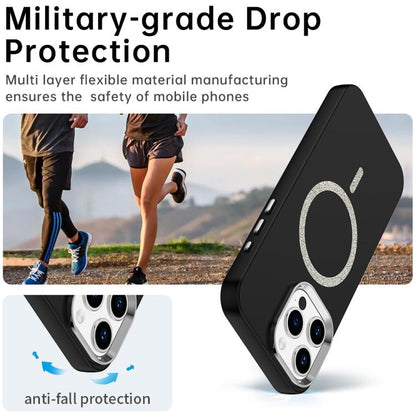 Glitter Series Magsafe PC Hybrid TPU Phone Case, For iPhone 15 Pro, For iPhone 15 Plus, For iPhone 15, For iPhone 14 Plus, For iPhone 14, For iPhone 14 Pro