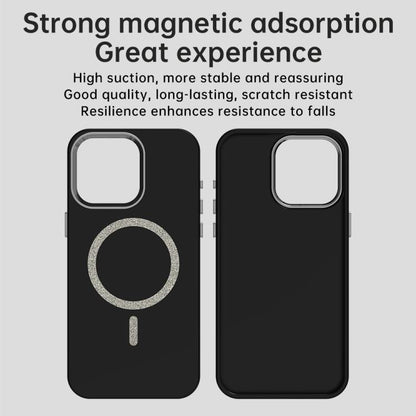 Glitter Series Magsafe PC Hybrid TPU Phone Case, For iPhone 15 Pro, For iPhone 15 Plus, For iPhone 15, For iPhone 14 Plus, For iPhone 14, For iPhone 14 Pro