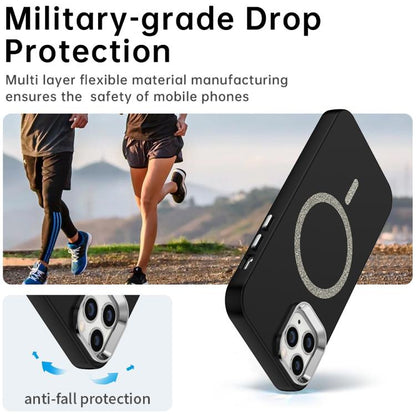 Glitter Series Magsafe PC Hybrid TPU Phone Case, For iPhone 12 Pro, For iPhone 11 Pro Max, For iPhone 11, For iPhone 11 Pro