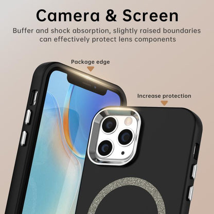 Glitter Series Magsafe PC Hybrid TPU Phone Case, For iPhone 12 Pro, For iPhone 11 Pro Max, For iPhone 11, For iPhone 11 Pro