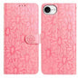 Daisy Embossed Leather Phone Case, For iPhone 17e / 16e, For iPhone 17