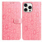 Daisy Embossed Leather Phone Case, For iPhone 15 Pro, For iPhone 15 Plus