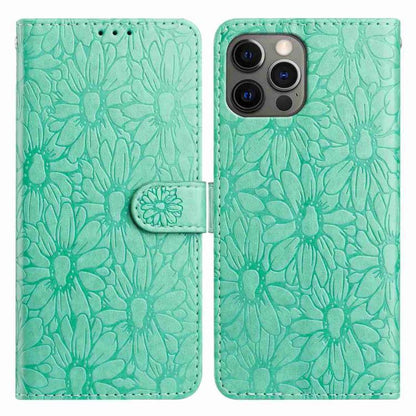 Daisy Embossed Leather Phone Case, For iPhone 12 Pro Max, For iPhone 11 Pro Max