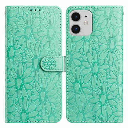 Daisy Embossed Leather Phone Case, For iPhone 11, For iPhone 11 Pro