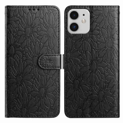 Daisy Embossed Leather Phone Case, For iPhone 11, For iPhone 11 Pro