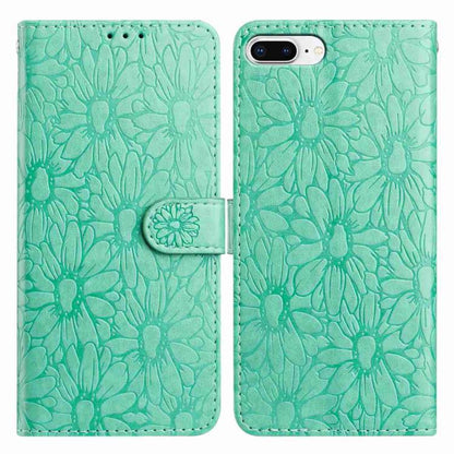 Daisy Embossed Leather Phone Case, For iPhone XS Max, For iPhone 8 Plus / 7 Plus