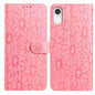 Daisy Embossed Leather Phone Case, For iPhone X / XS, For iPhone XR