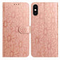 Daisy Embossed Leather Phone Case, For iPhone X / XS, For iPhone XR