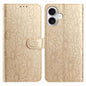 Daisy Embossed Leather Phone Case, For iPhone 17 Pro, For iPhone 17