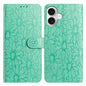Daisy Embossed Leather Phone Case, For iPhone 17 Pro, For iPhone 17
