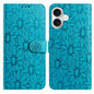 Daisy Embossed Leather Phone Case, For iPhone 17 Pro, For iPhone 17