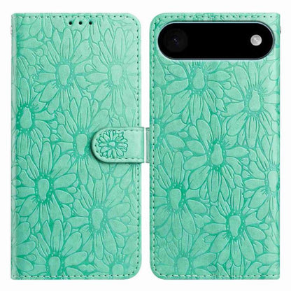 Daisy Embossed Leather Phone Case, For iPhone Air, For iPhone 16 Pro Max