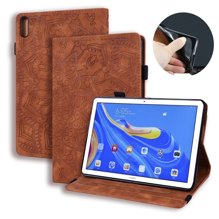 Calf Texture Embossed Horizontal Flip Leather Case with Holder & Card Slots & Photo Frame, For Huawei Enjoy Tablet 2, For Huawei MatePad 10.8, For Amazon Fire HD 8 (2020)