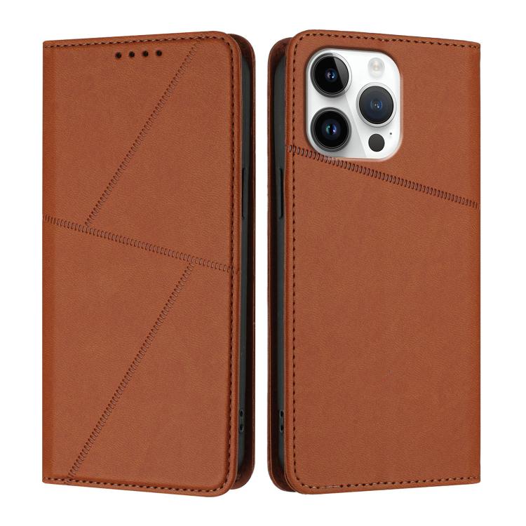 Strong Magnetic Frosted Flip Leather Phone Case, For iPhone 17, For iPhone Air, For iPhone 16 Pro Max