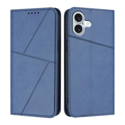 Strong Magnetic Frosted Flip Leather Phone Case, For iPhone 16 Pro, For iPhone 16 Plus, For iPhone 16