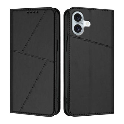 Strong Magnetic Frosted Flip Leather Phone Case, For iPhone 16 Pro, For iPhone 16 Plus, For iPhone 16