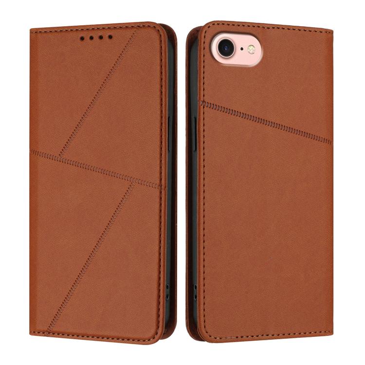 Strong Magnetic Frosted Flip Leather Phone Case, For iPhone 18 Pro / 17 Pro, For iPhone 18 Pro Max / 17 Pro Max, For iPhone 17e / 16e