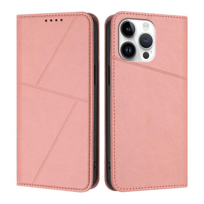 Strong Magnetic Frosted Flip Leather Phone Case, For iPhone 15 Pro Max, For iPhone 15 Pro, For iPhone 15 Plus