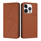 Strong Magnetic Frosted Flip Leather Phone Case, For iPhone 15 Pro Max, For iPhone 15 Pro, For iPhone 15 Plus