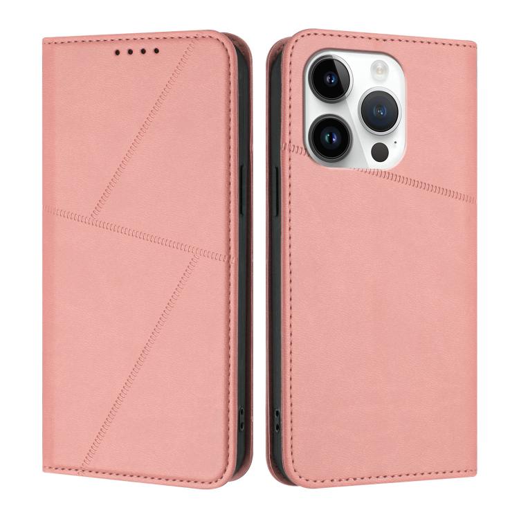 Strong Magnetic Frosted Flip Leather Phone Case, For iPhone 14 Pro, For iPhone 14 Pro Max, For iPhone SE 2022 / SE 2020 / 8 / 7