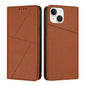 Strong Magnetic Frosted Flip Leather Phone Case, For iPhone 15, For iPhone 14 Plus, For iPhone 14