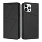 Strong Magnetic Frosted Flip Leather Phone Case, For iPhone 13 mini, For iPhone 12 / 12 Pro, For iPhone 12 Pro Max