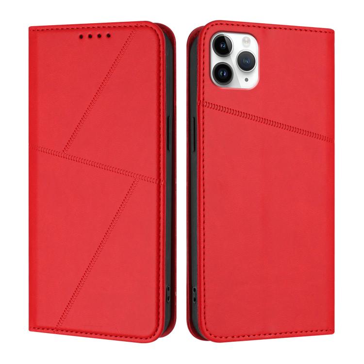 Strong Magnetic Frosted Flip Leather Phone Case, For iPhone 12 mini, For iPhone 11 Pro Max, For iPhone 11