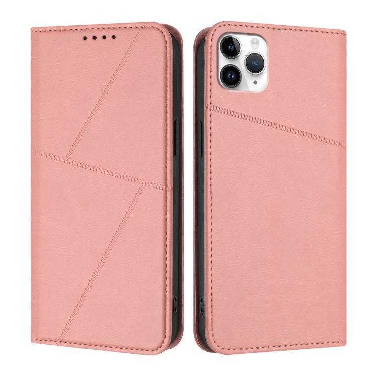Strong Magnetic Frosted Flip Leather Phone Case, For iPhone 12 mini, For iPhone 11 Pro Max, For iPhone 11