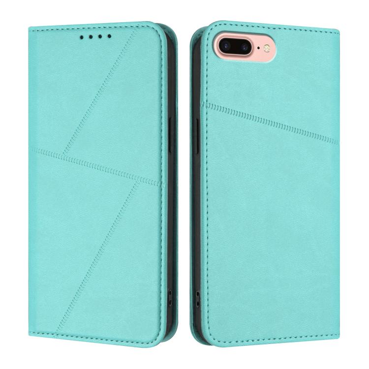 Strong Magnetic Frosted Flip Leather Phone Case, For iPhone XS Max, For iPhone 8 Plus / 7 Plus / 6 Plus