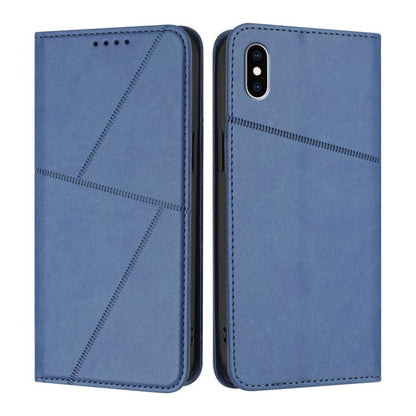 Strong Magnetic Frosted Flip Leather Phone Case, For iPhone XS Max, For iPhone 8 Plus / 7 Plus / 6 Plus
