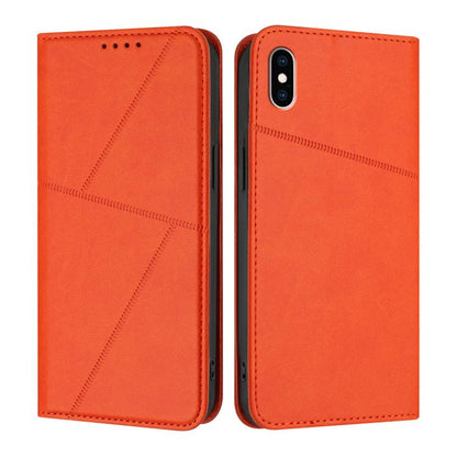 Strong Magnetic Frosted Flip Leather Phone Case, For iPhone XS Max, For iPhone 8 Plus / 7 Plus / 6 Plus